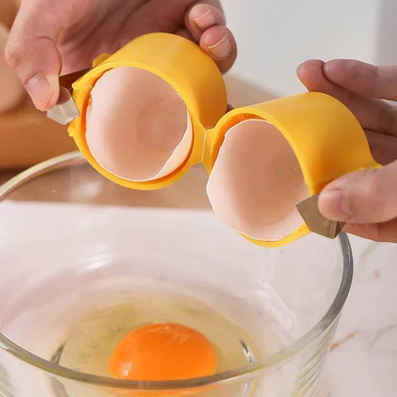 Eggshell Opener Tool – Quick & Clean Egg Cracker for Cooking and Camping