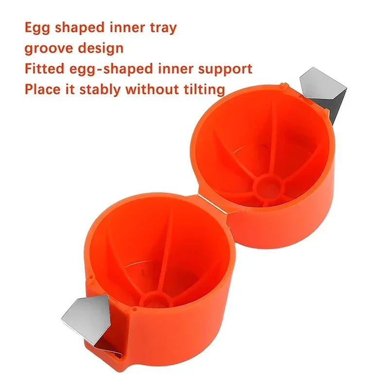 Eggshell Opener Tool – Quick & Clean Egg Cracker for Cooking and Camping