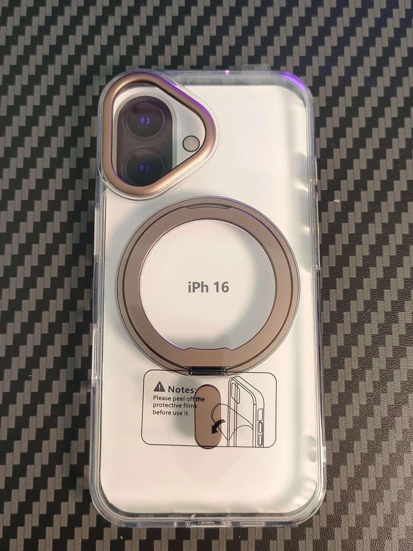 Luxury Magnetic iPhone Case with Lens Protector & Wireless Charging
