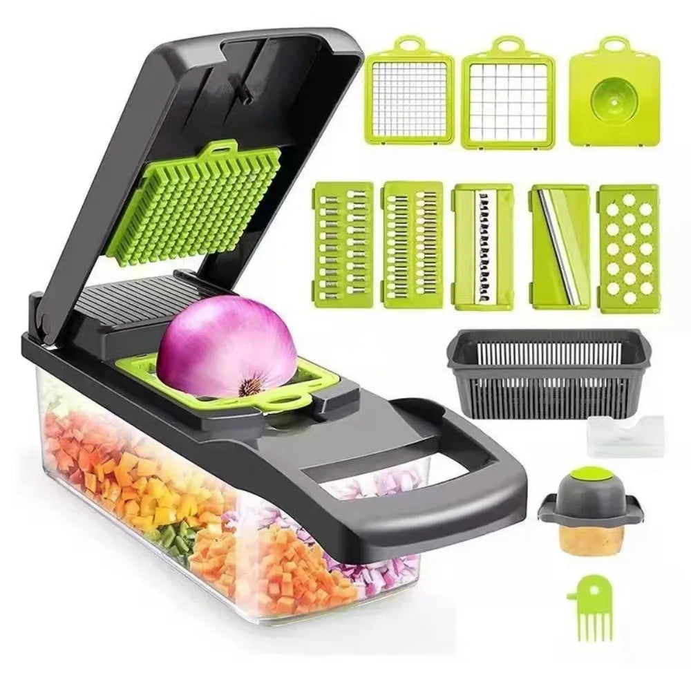 16-in-1 Vegetable Chopper & Slicer for Kitchen Essentials