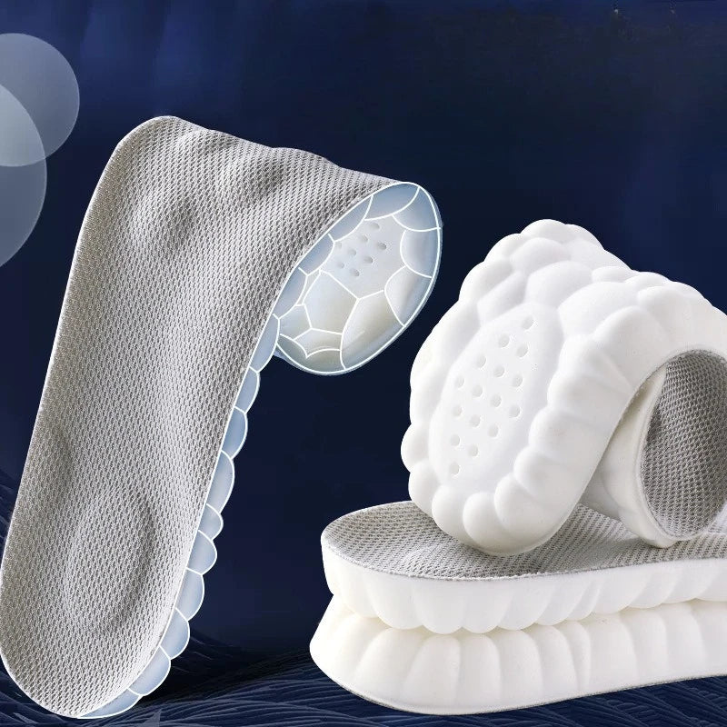 Orthopedic Latex Insoles – Breathable & Shock-Absorbing