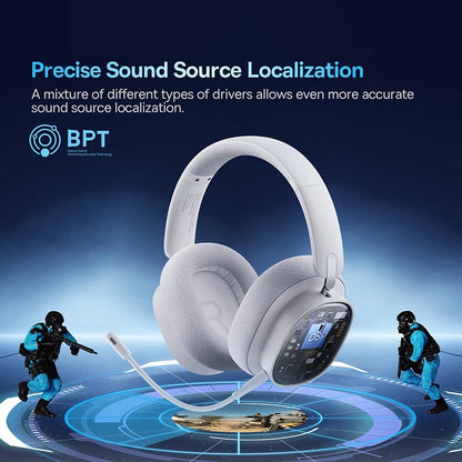 Baseus GH02 Wireless Gaming Headphones - RGB & Bluetooth 5.3