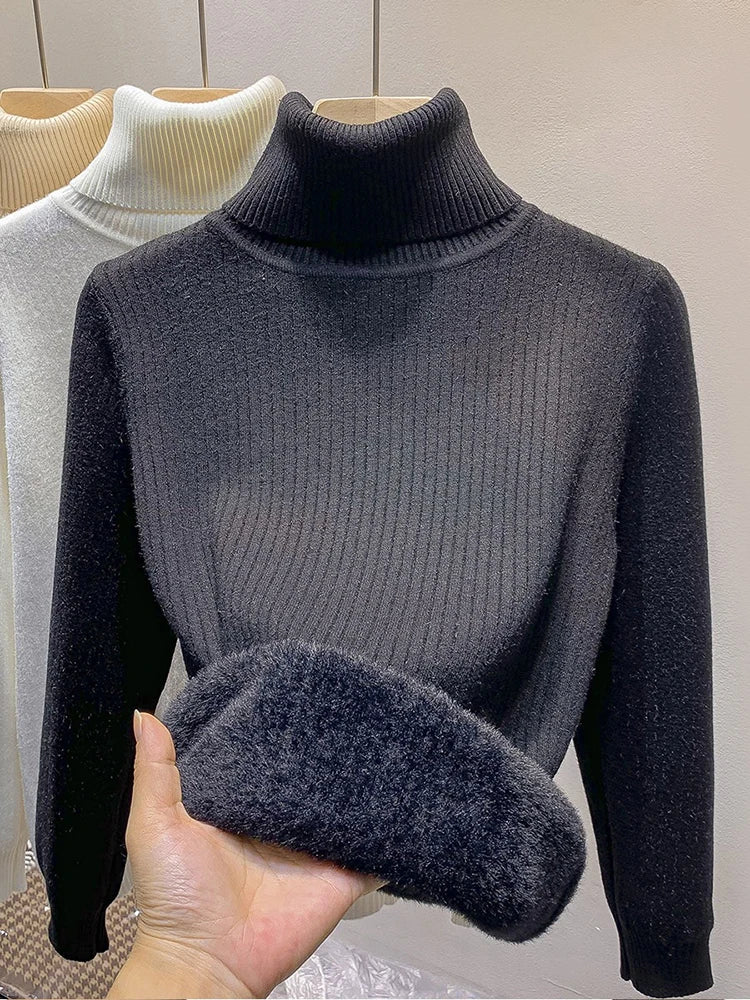Women's Warm High Collar Sweater – Buy 1, Get 2 FREE!🎁