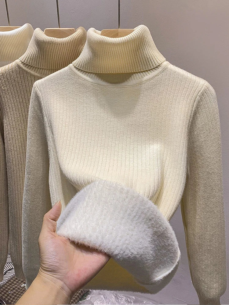 Women's Warm High Collar Sweater – Buy 1, Get 2 FREE!🎁