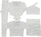 White 5PCS