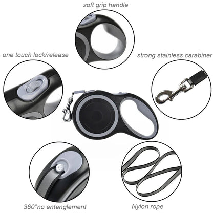 Durable Retractable Dog Leash
