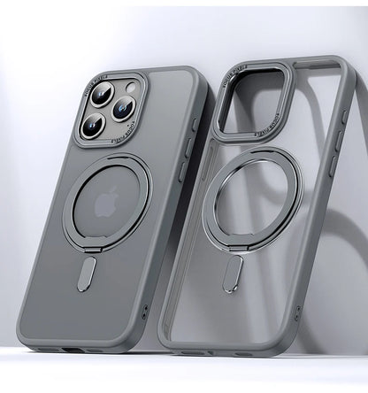 Luxury Magnetic iPhone Case with Lens Protector & Wireless Charging