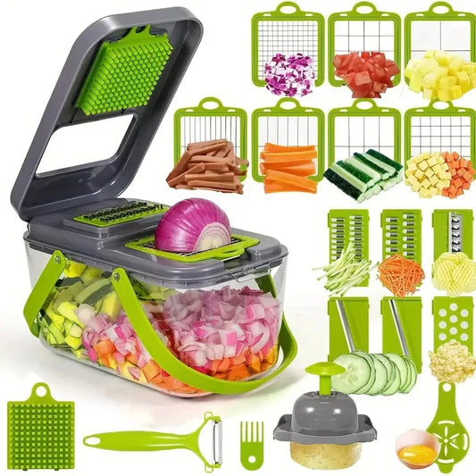 16-in-1 Vegetable Chopper & Slicer for Kitchen Essentials