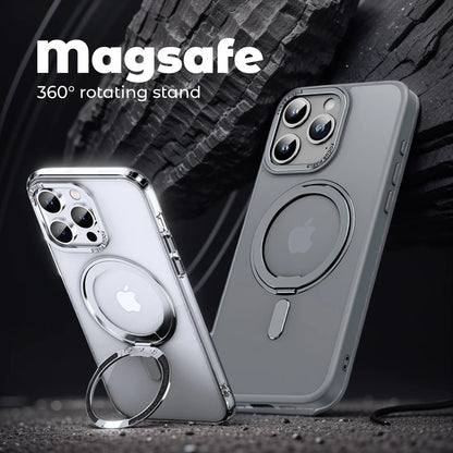 Luxury Magnetic iPhone Case with Lens Protector & Wireless Charging