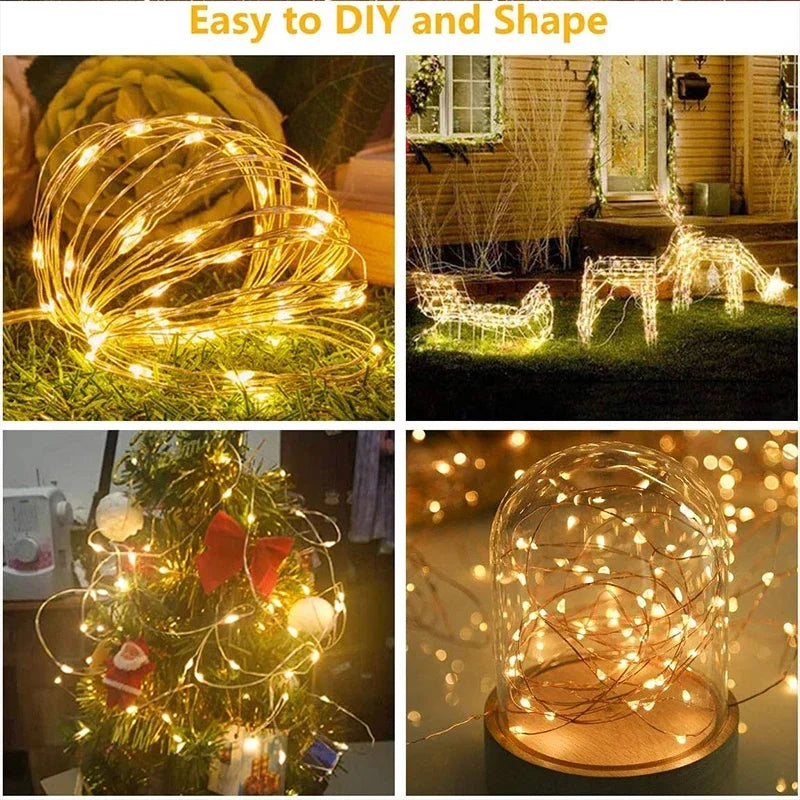 LED Curtain String Lights – 3M USB Fairy Lights for Holidays & Parties