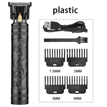 T9 Vintage Electric Hair Trimmer for Men – Rechargeable & Stylish