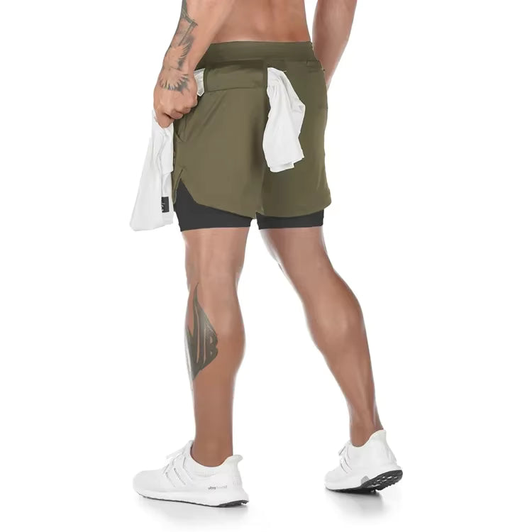 2-in-1 Sports Shorts